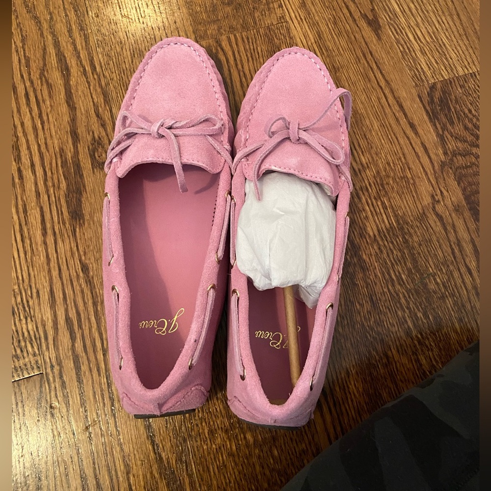 Jcrew pink loafer NWT